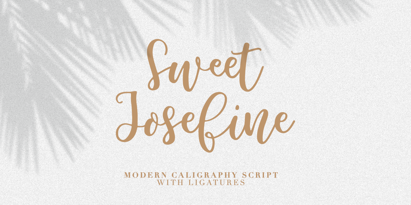 Example font Sweet Josefine #8